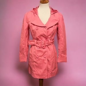 Pink Trench/Rain Coat